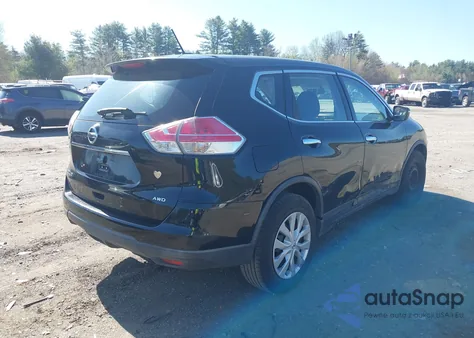 2015 Nissan Rogue S from USA, damaged, VIN KNMAT2MV1FP534394